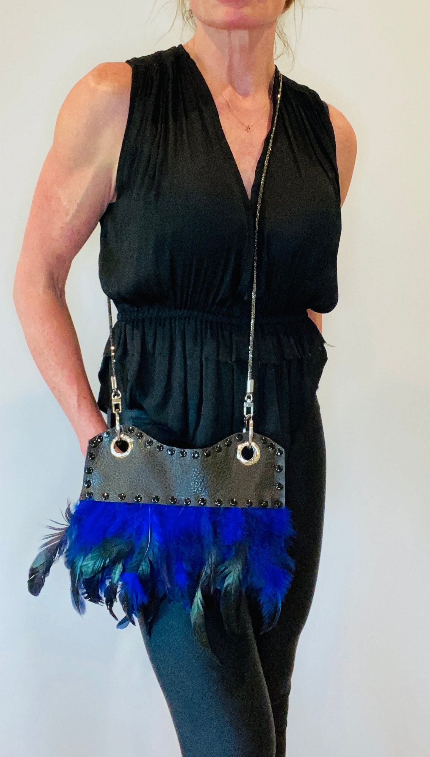 Feather Bag Small # 703