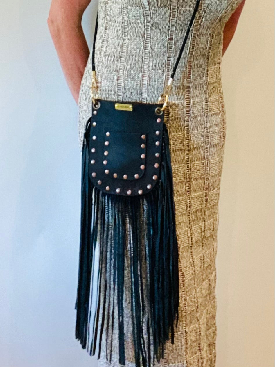 Fringe phone bag