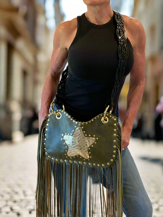 Star fringe bag MED # 610
