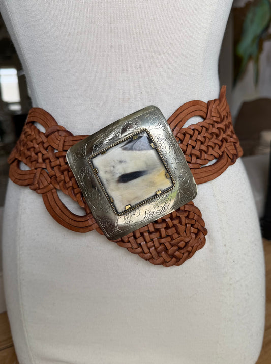 Boho Belts Tan (M) Square #B-TM