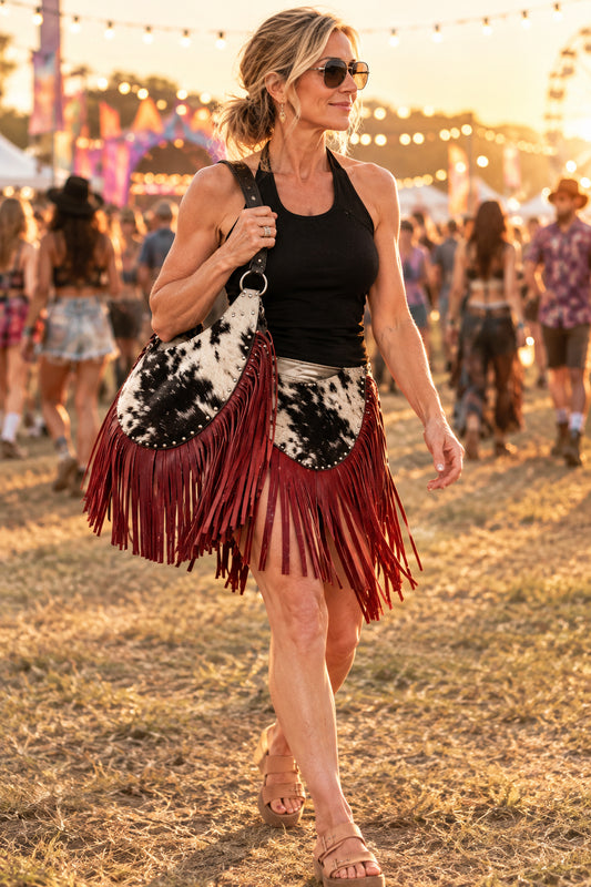 Boho fringe bag #BHF12