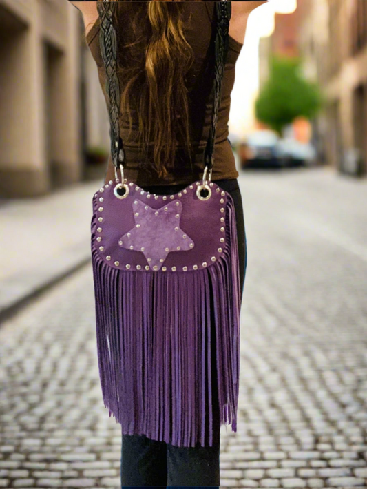 ￼Star Fringe bag SM # 626