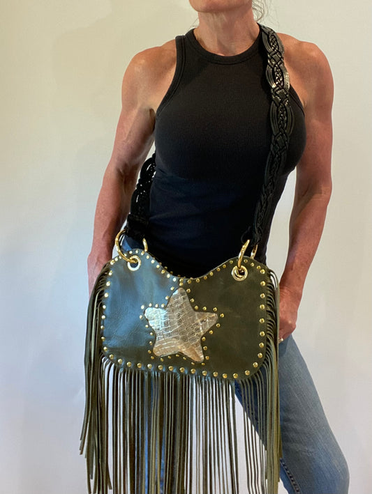 Star fringe bag MED # 610